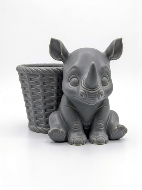 Rhino Wicker Planter | Plant Stand in Plants & Landscape by Kimi Craft Corner