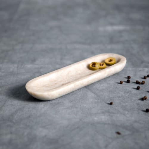 Granada Short Trough | Decorative Tray in Decorative Objects by The Collective