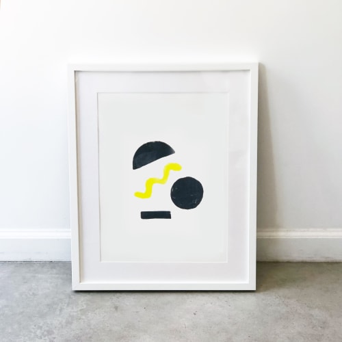 Blocks | Oil And Acrylic Painting in Paintings by OBJECT-MATTER / O-M ceramics