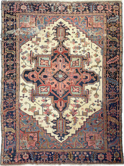STUNNING Antique Northwest "Serapi" Karaja | Area Rug in Rugs by The Loom House