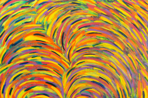 Neon Plants | Oil And Acrylic Painting in Paintings by Brianne Valentino