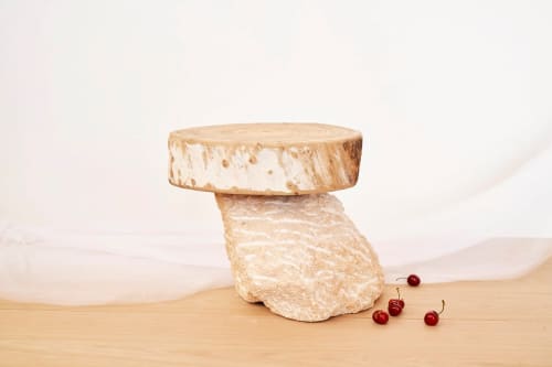 PRIMITIF side table or stool | Tables by VANDENHEEDE FURNITURE-ART-DESIGN