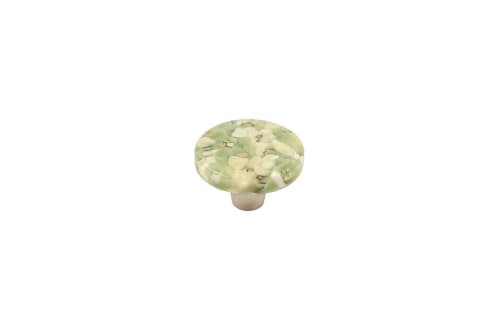 Pebble Pistachio Cream Round Knob | Hardware by Windborne Studios