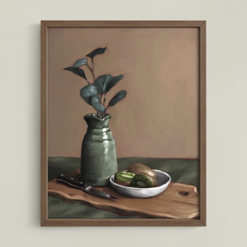 Eucalyptus and Kiwi | Prints by The Ugly Cat Studio