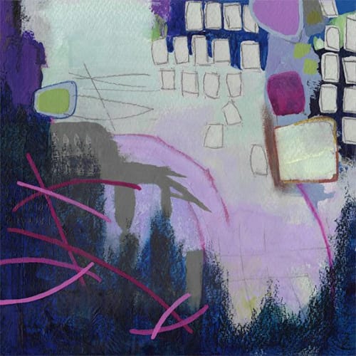 Edge of Town | Mixed Media in Paintings by Kathy Ferguson Art