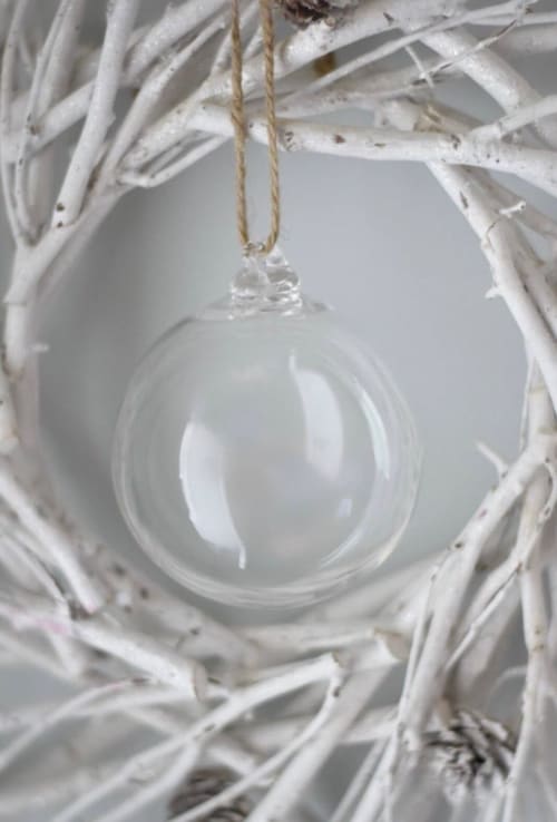 Clear Christmas Ornament | Decorative Objects by Tucker Glass and Design`