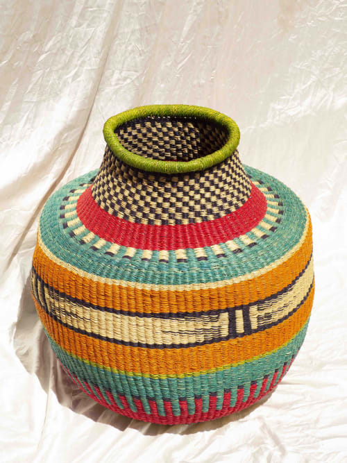 Flower Pot Basket by Asiibi Nº 2 | Storage by AKETEKETE