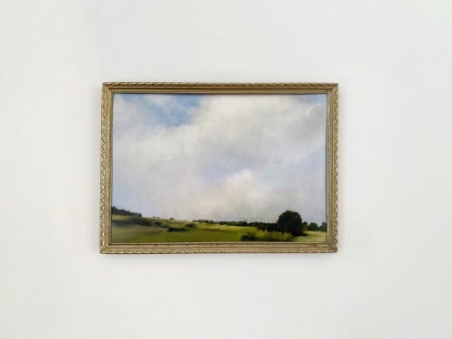“Clouds at Twilight” - 5 x 7 Vintage Landscape Print | Prints by Melissa Mary Jenkins Art