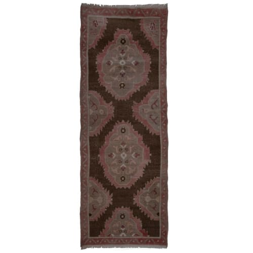 Faded Turkish Karapinar Runner - Hallway Carpet 2'12" X 8'1" | Rugs by Vintage Pillows Store