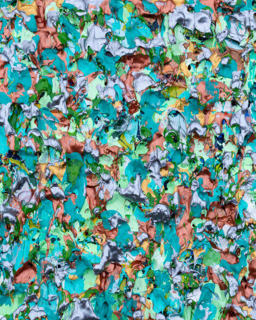 Green Monster | Oil And Acrylic Painting in Paintings by Brianne Valentino