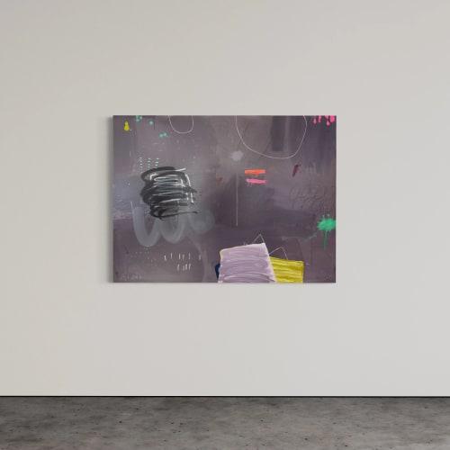 Mr. Fogg | Oil And Acrylic Painting in Paintings by Sarah Finucane