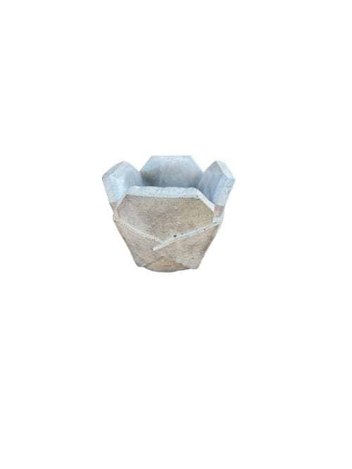 Lunar Origami Fold Planter | Vases & Vessels by RAW & UNIQ