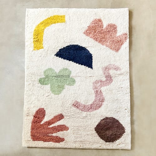 Wander in the Park Wool Rug | Area Rug in Rugs by OBJECT-MATTER / O-M ceramics