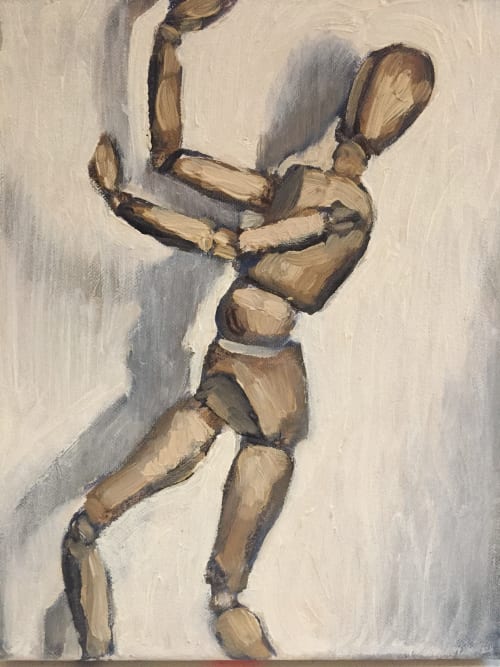 The Artist moves in Mysterious ways, take 1 | Oil And Acrylic Painting in Paintings by Eric Farache Artist