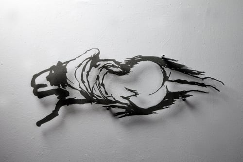 Reclining Nude Back | Wall Sculpture in Wall Hangings by Eric Farache Artist