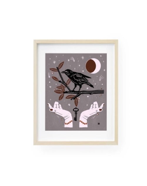 Mystical Raven - New Bohemians | Prints by Birdsong Prints