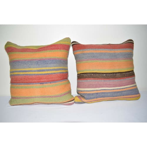 16" X 16" Bohemian Tribal Throw Pillows | Linens & Bedding by Vintage Pillows Store