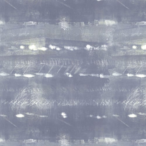 Cobra Tracks, Indigo | Linens & Bedding by Philomela Textiles & Wallpaper