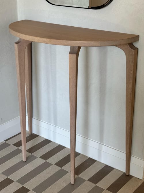 Solid Wood Console Table – Entryway or Sofa Table, Handcrafted Hardwood Furniture, Made to Order, Made in USA | Decorative Objects by Niaa