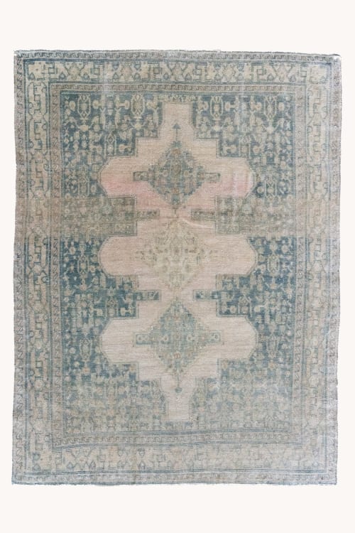 Vintage Senneh Scatter Rug | Addison | Small Rug in Rugs by District Loom