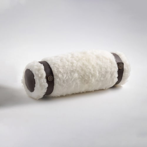CHURO Decorative Bolster, Sheepskin | Pillows by ANDEAN