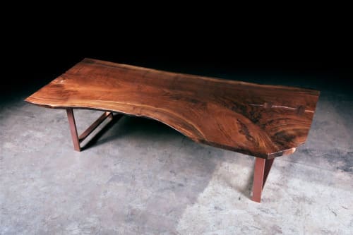 Live Edge Slab Walnut Dining Table | Tables by Urban Lumber Co.