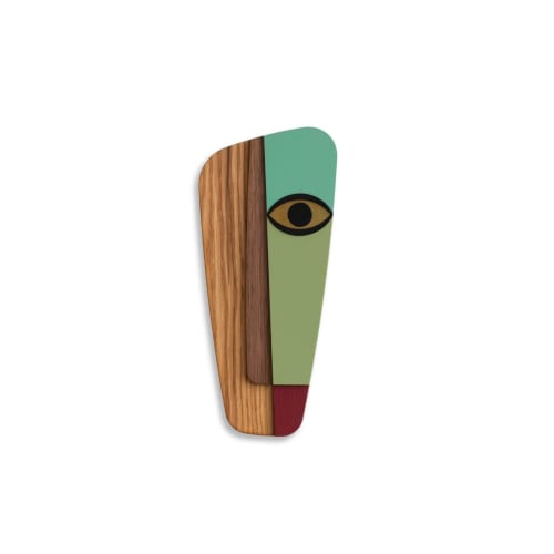 Mini Abstrasso Mask #5 | Wall Sculpture in Wall Hangings by Umasqu
