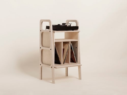 Modern vinyl record storage Handmade Custom Furniture | Storage by Plywood Project