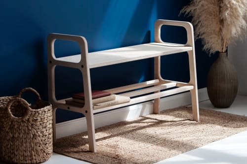 Storage wooden bench, Mid century modern bench | Benches & Ottomans by Plywood Project