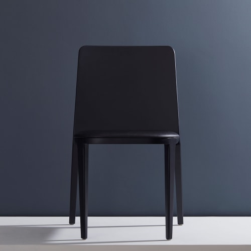 "Wing" CW7. Ebonized, Solid Back | Dining Chair in Chairs by SIMONINI