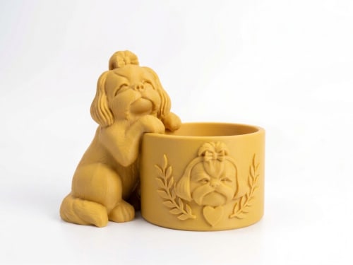 Shih Tzu Planter | Plant Stand in Plants & Landscape by Kimi Craft Corner