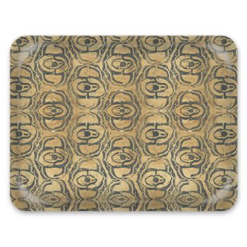 Decorative Tray: Yukata, Natural | Decorative Objects by Philomela Textiles & Wallpaper