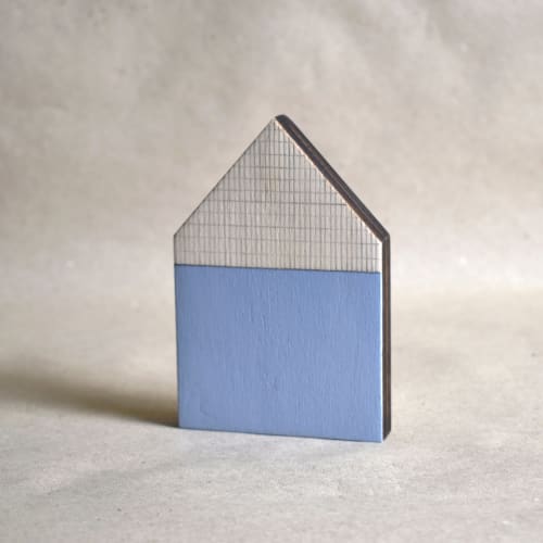 Little House - Blue No.34 | Sculptures by Susan Laughton Artist