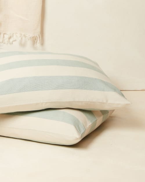 Maze Pillowcases - Sky | Pillows by MINNA
