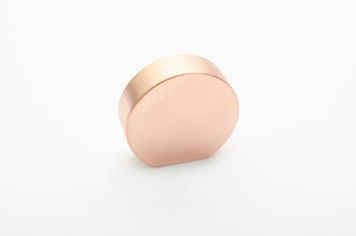 Globe 20 Brushed Copper | Knob in Hardware by Windborne Studios