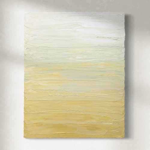 Buttercream | Oil And Acrylic Painting in Paintings by Teodora Guererra Fine Art