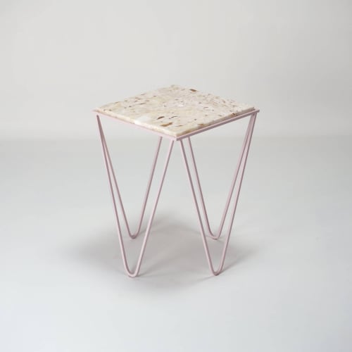 Avior - White onyx side table