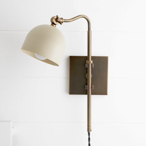 Bedside Lighting - Industrial Sconce - Model No. 5025 | Sconces by Peared Creation