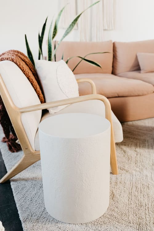 "Drumline" High Drum End Table | Tables by Candice Luter Art & Interiors