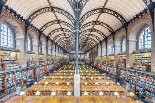 Saint Genevieve Library IV, Paris Print | Photography by Richard Silver Photo