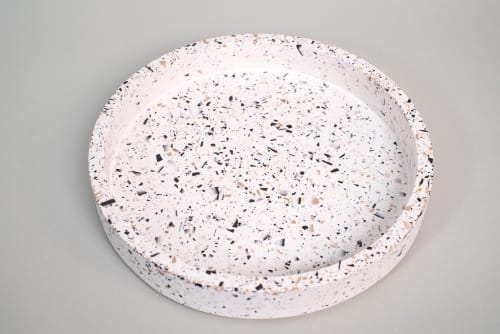Deep Terrazzo Tray | Decorative Tray in Decorative Objects by Tropico Studio
