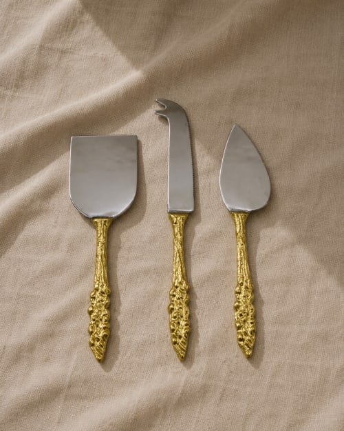 Glyph Cheese Knife Set | Utensils by Raíz Studio