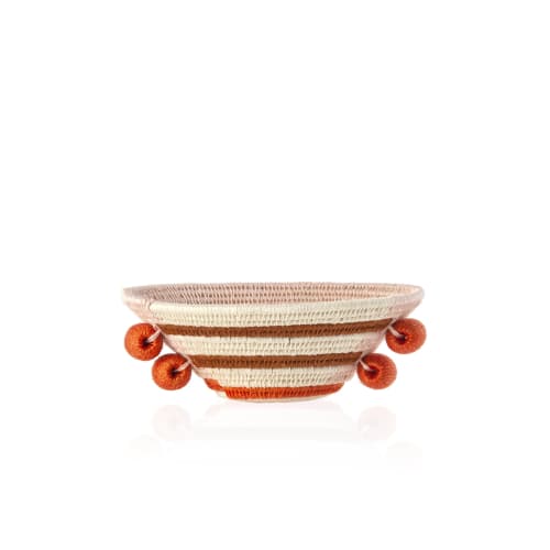 fret mini basket blush | Tableware by Charlie Sprout