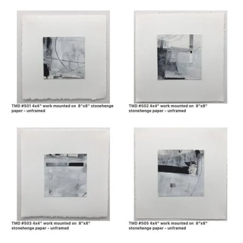 TMD #501-516 Works on Paper | Mixed Media in Paintings by Deborah T. Colter