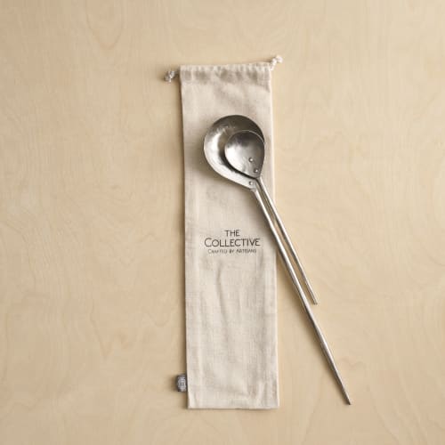 Forge Pewter Stir Spoons Assorted - Set of 2 | Utensils by The Collective