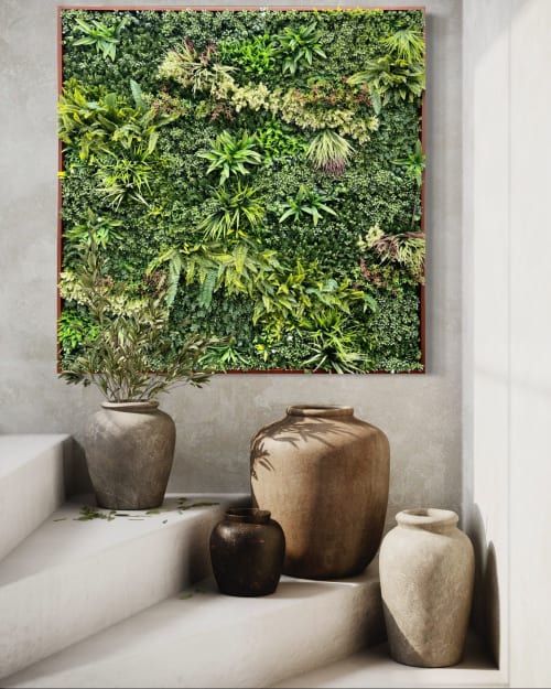 Artificial Plant Wall | Decorative Objects by Moss Art Installations