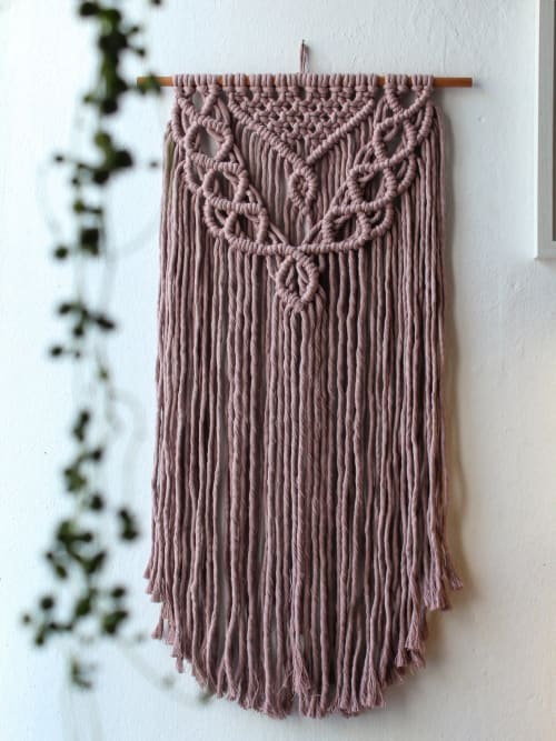 Mauve - Wall Hanging | Macrame Wall Hanging in Wall Hangings by Stephany Díaz Branada | Karün Store