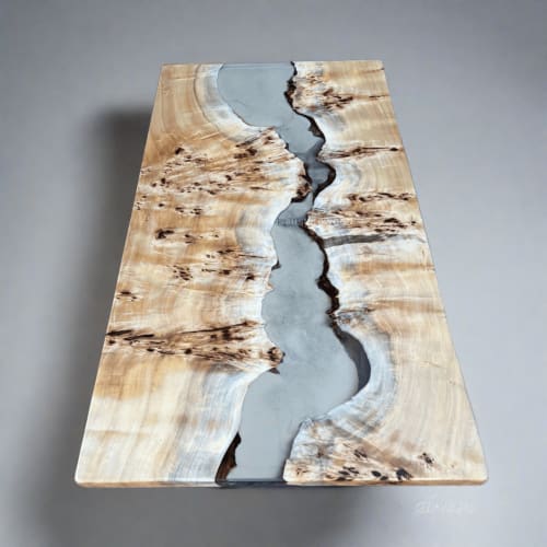 Clear Epoxy Coffee Table | Tables by Ironscustomwood
