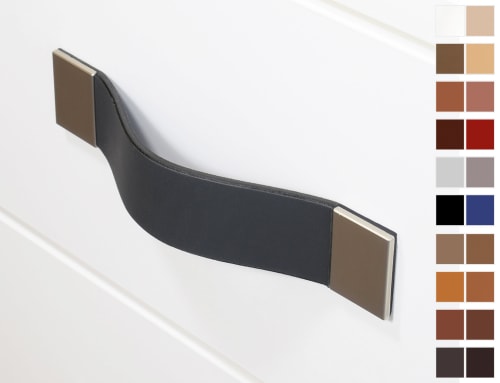 Leather Strap Handles MONACO-2-PURE | Hardware by minimaro - luxury furniture handles