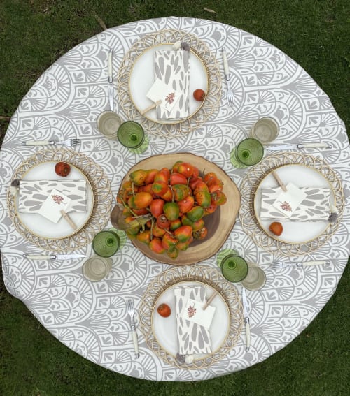 Alhambra Tablecloth | Linens & Bedding by OSLÉ HOME DECOR